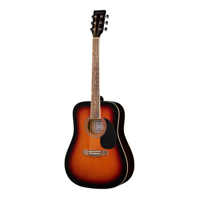 F600-BS Акустическая гитара, санберст, Caraya