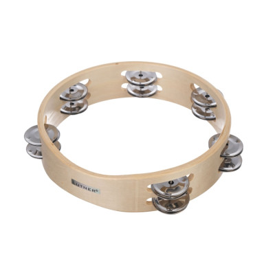 FLT-T08-12 Тамбурин без кожи с 12 бубенцами Fleet