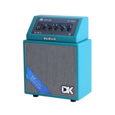 iG-15Pro-GN MiniBomb Комбоусилитель, 15Вт, бирюзовый, портативный, DK