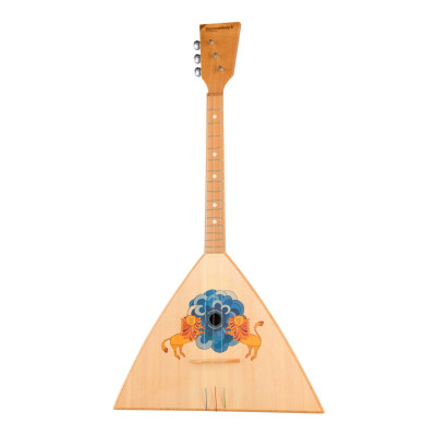 SBF-NL Festival Decor Балалайка трехструнная уменьшенная, львы, Балалайкеръ