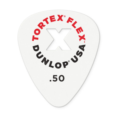 428XR.50 Tortex Flex X Медиаторы, 72шт, толщина 0,50мм, Dunlop