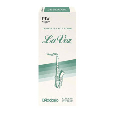 RKC05MS La Voz Трости для саксофона тенор, средне-мягкие (Medium-Soft), 5шт, Rico