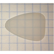 P108 Медиатор капролон для домры малой уменьшенный 1мм, Мозеръ