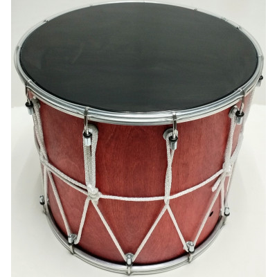 BK-13Kv Барабан кавказский 13" с веревкой, 31х33см, красный, Мастерская Бехтеревых