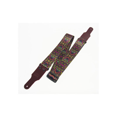 FL40218PA PolyArt Ремень для гитары, полиэфир, джуманджи, Fidel