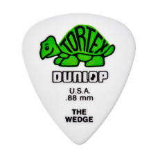 424P.88 Tortex Wedge Медиаторы 12шт, толщина 0,88мм, Dunlop