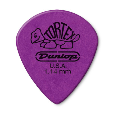 498P1.14 Tortex Jazz III XL Медиаторы 12шт, толщина 1,14мм, Dunlop