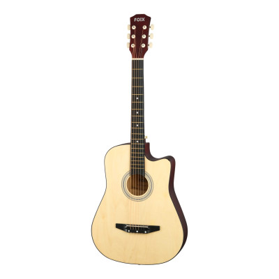 38C-M-N Акустическая гитара, с вырезом, цвет натуральный, Foix