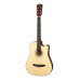 38C-M-N Акустическая гитара, с вырезом, цвет натуральный, Foix