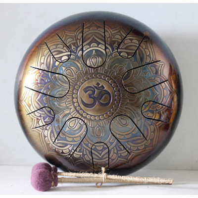 AL30-BM-OM Глюкофон 30см Ом Harmonic B Minor, 432Гц, Мастерская Алатырь