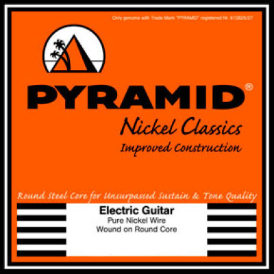 453100 Nickel Classics Комплект струн для электрогитары, никель, 10-52, Pyramid