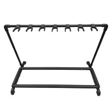 FL-17W Стойка для семи гитар, на колесах, Flanger