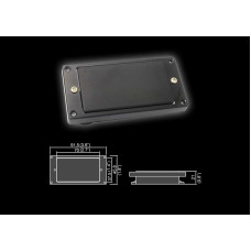 BH-31Bridge-BK Звукосниматель магнитный, хамбакер, бриджевый, черный, Belcat