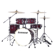 LC198-5 Accent Pro Барабанная установка, бордовая, 2 коробки, Ludwig