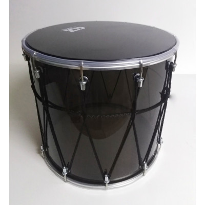BKA-13Opv Барабан кавказский 13", акрил 31х33см, с верёвкой, черный, Мастерская Бехтеревых
