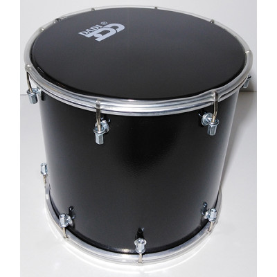 BK-10Gl Барабан кавказский дхол 10" (25х25,4см), чёрный глянцевый, Мастерская Бехтеревых