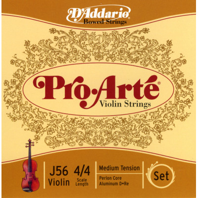 J56-4/4M PROARTE Комплект струн для скрипки D`Addario