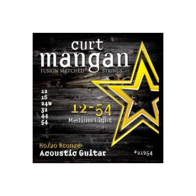 Curt Mangan 80/20 Bronze Medium Light Set 12-54