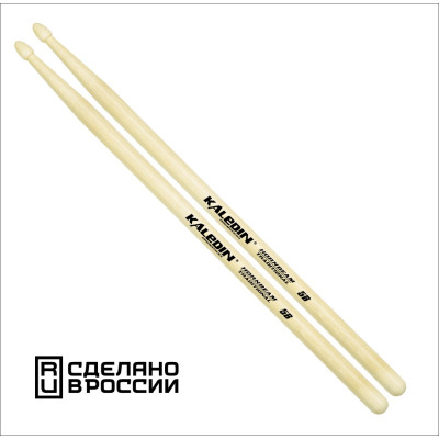7KLHB5B 5B Барабанные палочки, граб, деревянный наконечник, Kaledin Drumsticks