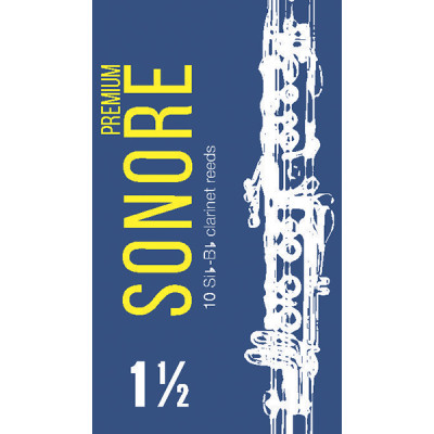 FR16C001 Sonore Трости для кларнета inB/inA № 1,5 (10шт), FedotovReeds