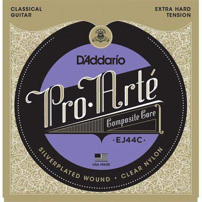 EJ44C COMPOSITE PRO ARTE Струны для классической гитары нейлоновые Extra Hard D`Addario