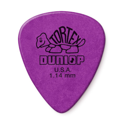 418R1.14 Tortex Standard Медиаторы 72шт, толщина 1,14мм, Dunlop