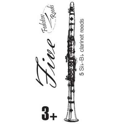 FR25C003 Five Трости для кларнета inB/inA No 3+ (5шт), FedotovReeds