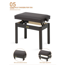 LB-11RWM Банкетка, коричневая, искусственная кожа, Rin