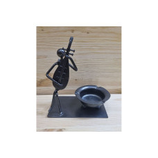 Пепельница "Музыкант", метал.18 см., SUTAMA WOOD MPM-1 в ассортименте