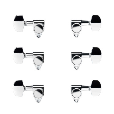 J-101-3+3-CR Колки для гитары 3+3, хром, Paxphil