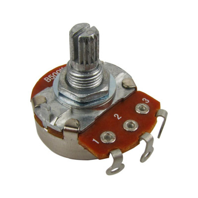 M598-2 Потенциометр громкости B500K (лин), 2шт, Musiclily