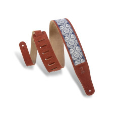 MSJ26-RST Print Series Ремень для гитары, замша, Levy's