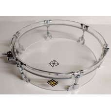 TBAp-1403 Compact Компактный том барабан из акрила 14"х3", с кронштейном, Мастерская Бехтеревых