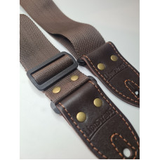 LS.P.C.001 Ремень для гитары, полиэстер, коричневый, LionStraps