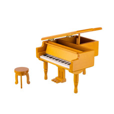 M-M2 Музыкальная шкатулка "Рояль", дерево, Rin