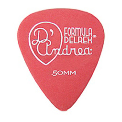 RD351-050TH Formula Delrex Медиаторы 72шт, стандартной формы, матовая поверхность. D`Andrea