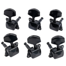 MX1351BK-3MX1352BK-3 Колки для гитары 3+3, черные, Musiclily