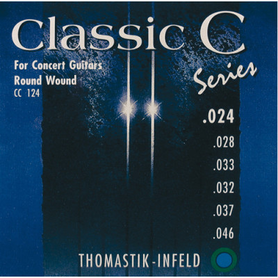 CC124 Classic C Комплект струн для классической гитары, 24-46, Thomastik
