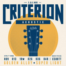 C500TT Criterion Комплект струн для акустической гитары, бронза 80/20, 9-48, La Bella