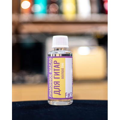 BTF3S Лимонное масло для накладки грифа, 50 мл, BoutiqueTone