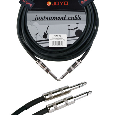 CM-06 Кабель инструментальный, черный, 4.5м, Joyo