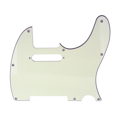 MX1150IV Пикгард для гитары Fender Telecaster SS, 3 слоя, слоновая кость, Musiclily