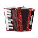 JH2005-RED Аккордеон 34/48/5, красный, с футляром, Aurus JH2005-RED Аккордеон 34/48/5, красный, с футляром, Aurus