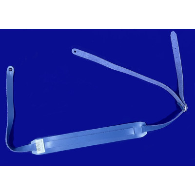 LSGL1-BL Ремень для акустической гитары, кожаный, синий, Lutner