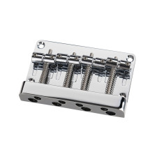 BB012-CR Бридж (струнодержатель) для бас-гитары, хром, Paxphil