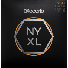 NYXL1046BT NYXL Комплект струн для электрогитары, Regular Light, 10-46, D'Addario 