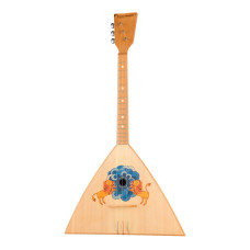 SBF-NL Festival Decor Балалайка трехструнная уменьшенная, львы, Балалайкеръ