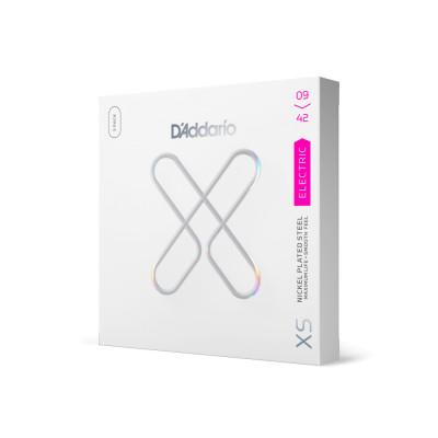 XSE0942-3P XS Nickel Струны для электрогитары, никелированные, 09-42, 3 комплекта, D'Addario