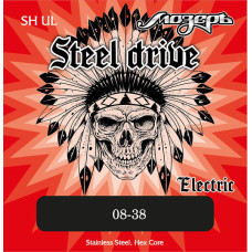 SH-UL Steel Drive Комплект струн для электрогитары, сталь, 8-38, Мозеръ