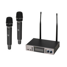 LS-301-2M Беспроводная микрофонная система, 2 ручных передатчика, LAudio